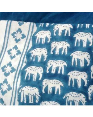Indigo Elephants and Doves